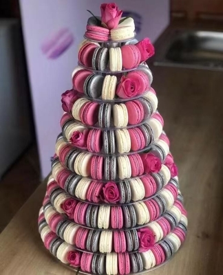 Estante de exhibición de macarrones,13 pisos Macarón de exhibición 10 pisos Macarón de exhibición 6 pisos Macarón de exhibición 4 pisos Macarón de exhibición 9 pisos Macarón de exhibición