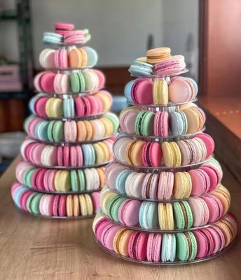 13 Capas Macaron Display Stand Macaron Cartón Embalaje Impresión personalizada