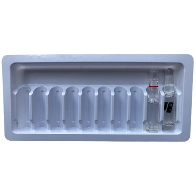 Envases de ampollas de PET 1 ml 2 ml de agua para inyección de medicamento ampolla envases personalizados mayorista