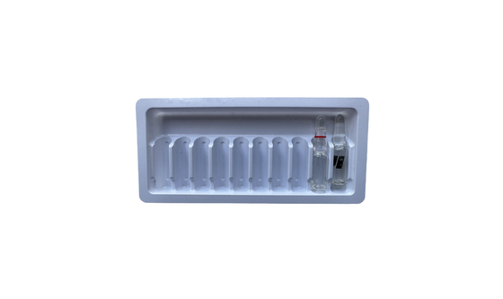 Envases de envases de plástico con envases de plástico para inyección de agua envases de medicinas envases de ampollas personalizados mayoristas