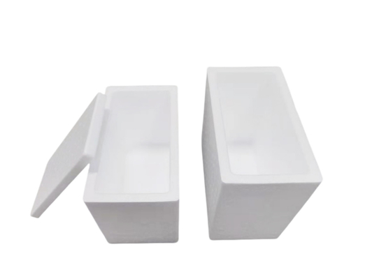 Caja de aislamiento de transporte de la cadena fría personalización de la fragilidad de la protección del embalaje caja de espuma de personalización
