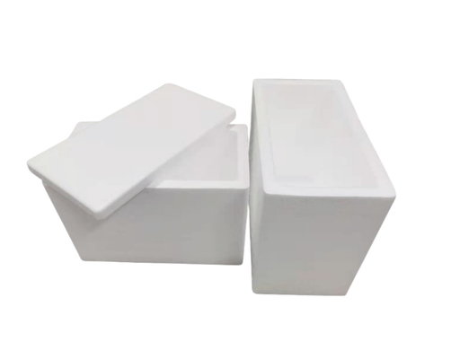 Caja de aislamiento de transporte de la cadena fría personalización de la fragilidad de la protección del embalaje caja de espuma de personalización