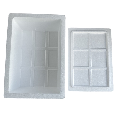 Caja de espuma de transporte de cadena fría, caja de aislamiento personalizada, caja de embalaje de productos frágiles