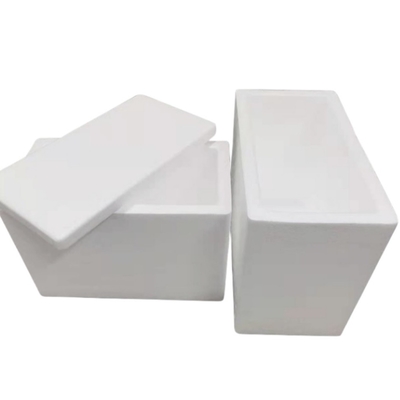 Caja de espuma de transporte de cadena fría, caja de aislamiento personalizada, caja de embalaje de productos frágiles