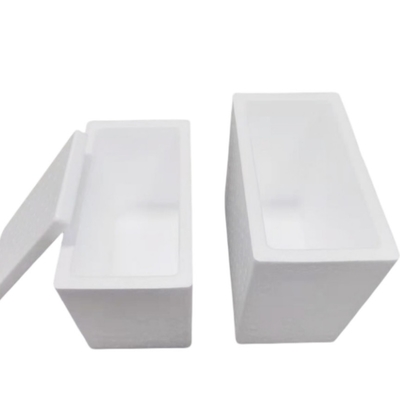 Caja de espuma de transporte de cadena fría, caja de aislamiento personalizada, caja de embalaje de productos frágiles
