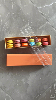 Envases de plástico para macarrones que protegen y presentan dulces delicados para sus necesidades comerciales