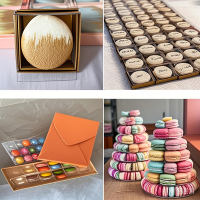 Envases de plástico para macarrones La solución perfecta para proteger y presentar sus delicados pasteles franceses