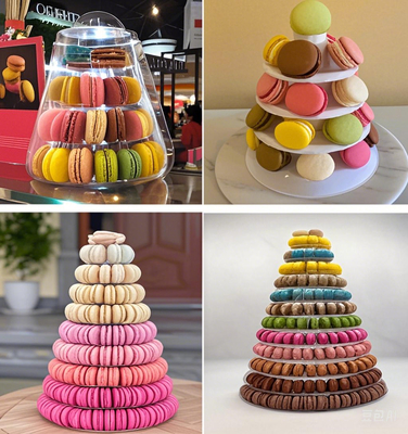 Envases de plástico para macarrones La solución perfecta para proteger y presentar sus delicados pasteles franceses