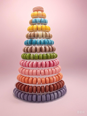 Estand de exhibición de macarrones de 13 pisos Estand de exhibición de macarrones de 13 pisos Estand de exhibición de macarrones multipropósito Estand de exhibición de macarrones multipropósito Torre de macarrones