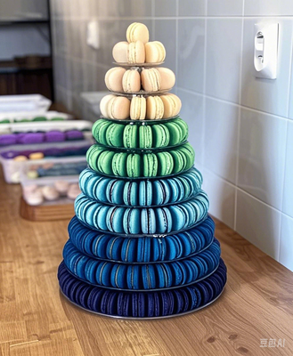 Estand de exhibición de Macarón de 13 pisos Torre de Macarón de 13 pisos Torre de exhibición de Macarón