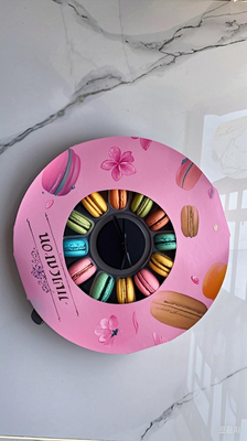 Suministro Macaron 9 embalaje bandejas de macaron cajas de papel de macaron bandejas de plástico de macaron cajas de regalo de macaron cartones de macaron