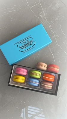 Suministro Macaron 6 embalaje bandejas de macaron cajas de papel de macaron bandejas de plástico de macaron cajas de regalo de macaron cartones de macaron