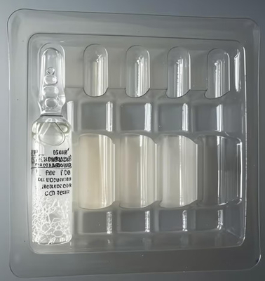 Embalaje farmacéutico personalizado Vial desechable de ampollas de plástico en bandeja médica Vial de ampolla