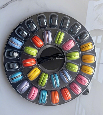33 Embalaje en cartón de macarrones de granos Display Stand Macaron Tray