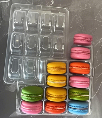 33 Embalaje en cartón de macarrones de granos Display Stand Macaron Tray