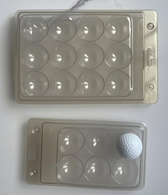 12 Bolas de golf Embalaje transparente Caja de plástico Embalaje Embalaje de bolas de golf