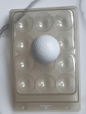 12 Bolas de golf Embalaje transparente Caja de plástico Embalaje Embalaje de bolas de golf
