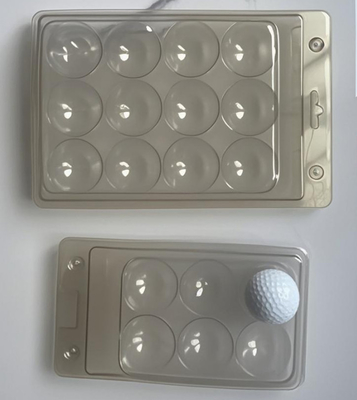 12 Bolas de golf Embalaje transparente Caja de plástico Embalaje Embalaje de bolas de golf