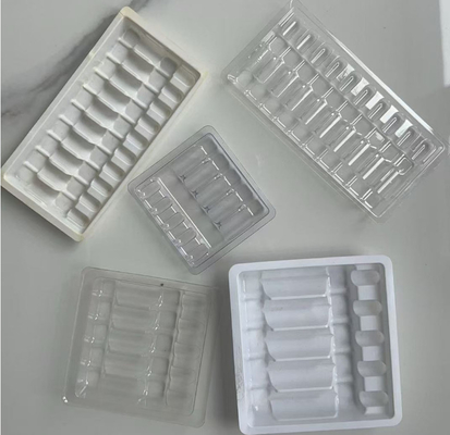 Embalaje farmacéutico personalizado Vial desechable de ampollas de plástico en bandeja médica Vial de ampolla