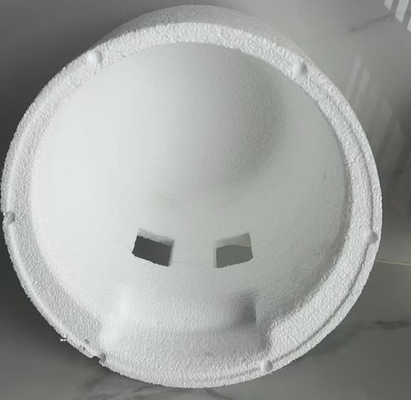 Envases de plástico de poliestireno blanco con material de protección personalizado