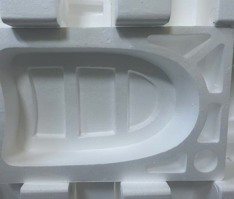 Envases de plástico de poliestireno blanco con material de protección personalizado