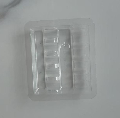 Embalaje farmacéutico personalizado Vial desechable de ampollas de plástico en bandeja médica Vial de ampolla
