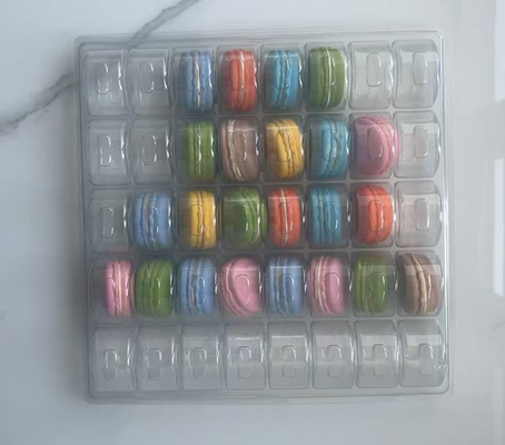 Envase al por mayor de Macaron Box 12pcs Embalaje Impresión en Relieve Manipulación