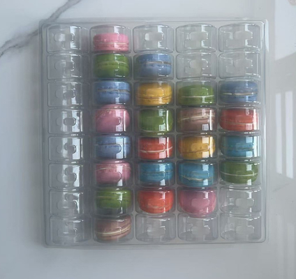Caja de embalaje de torres de plástico para macarrones Diseño personalizable