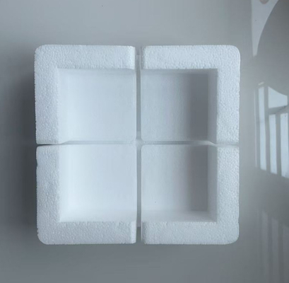 Protector de esquina de espuma de moldeo EPS más triángulo duro de alta densidad ángulo derecho Paulilon packaging set muebles de esquina anti-colisión packaging