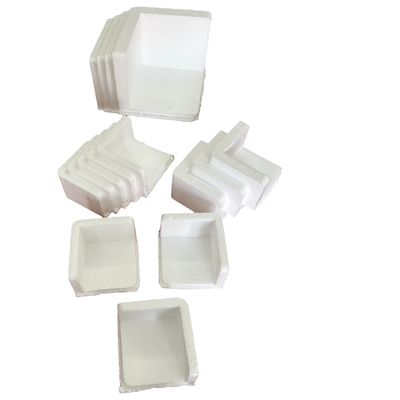 Protección personalizada de piezas de ángulo recto Protección de esquinas de espuma EPS Muebles Placas de vidrio Equipos electrónicos