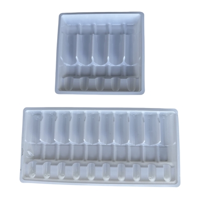 Confección de bandejas de ampollas PET 1ml 2ml 5ml 10ml Confección de bandejas de ampollas