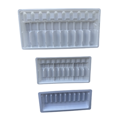 Confección de bandejas de ampollas PET 1ml 2ml 5ml 10ml Confección de bandejas de ampollas