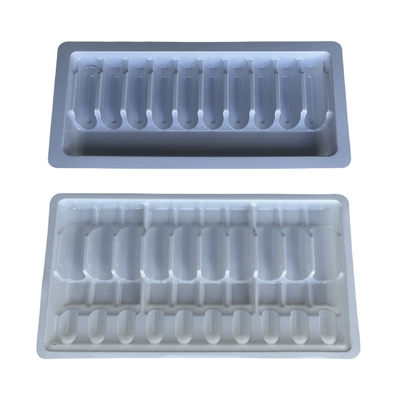 Confección de bandejas de ampollas PET 1ml 2ml 5ml 10ml Confección de bandejas de ampollas