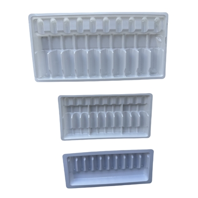Venta al por mayor de bandejas de ampollas de medicamentos 1 ml 2 ml 5 ml 10mPET