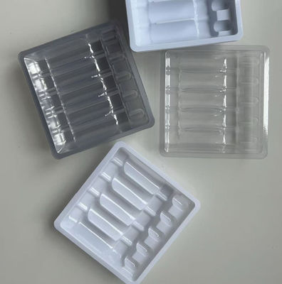 bandeja de plástico PET biodegradable de 18 cm para envases de ensalada y verduras