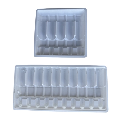 1 ml 2 ml 5 ml 10 ml bandeja de la ampolla de PET de agua para inyección bandeja de embalaje de la ampolla de personalización