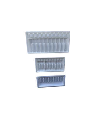 Embalaje en bandeja de ampollas para inyección de agua 1ml 2ml 5ml 10ml bandeja de ampollas PET personalización
