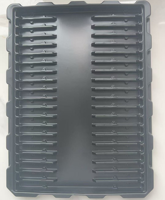 Envases de plástico negro para componentes electrónicos