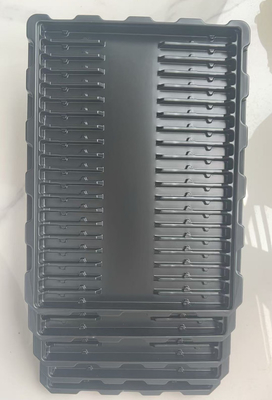 Fabrica personalizada PS Anti-estático Bolsas de ampollas, Cajas de plástico transparente Embalaje electrónico PCB módulo de rotación de bandejas