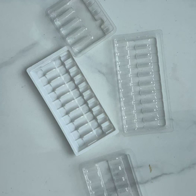1 ml de 5, 10 ampollas interiores de plástico, viales, bandejas, bandejas interiores, bandejas de medicamentos