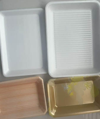 Fabricante bandejas desechables de alimentos frescos bandejas de plástico transparentes para verduras y frutas