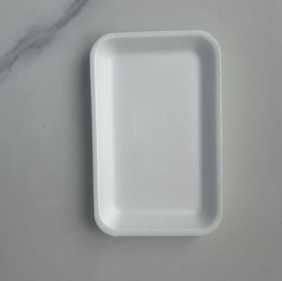 Venta al por mayor bandejas blancas desechables de frutas frescas envasadas en supermercados comerciales de carne de cerdo y verduras