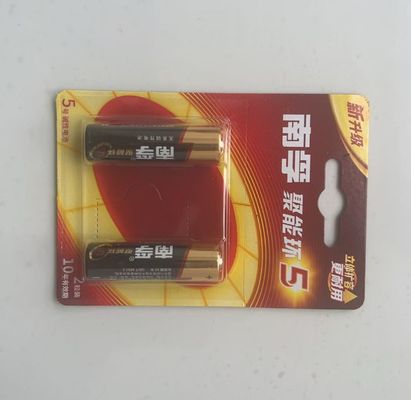 Embalaje de blíster de plástico transparente duradero de tamaño personalizado y embalaje de blíster de PVC para batería y teléfono móvil