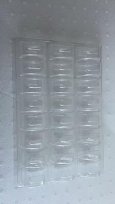 25 bandejas de plástico de macarrones con PET de grado alimenticio de 0,55 mm de espesor y diseño reutilizable para el embalaje de macarrones