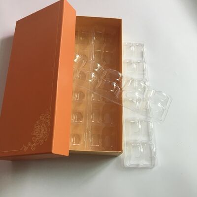 Caja de embalaje de chocolate reciclable y personalizable con sellado térmico para frutas y pasteles