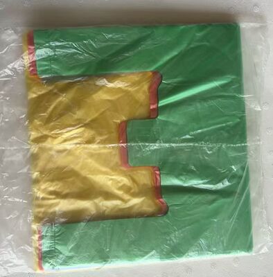 Bolsas de compras de HDPE con alta resistencia al impacto, logotipo personalizable y reciclable para uso en supermercados
