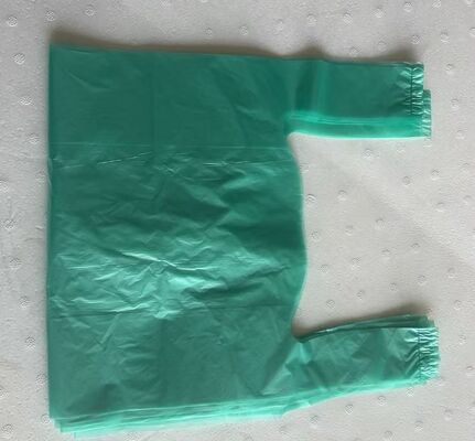 Bolsas de compras de HDPE con alta resistencia al impacto, logotipo personalizable y reciclable para uso en supermercados