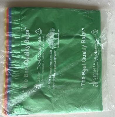 Bolsa de plástico portátil de HDPE personalizada con alta resistencia al impacto y material reciclable