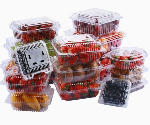 Customized Recyclable PET Tomato Packaging Box with Heat Sealing for Perfect Protection