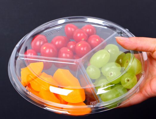 Embalaje de ampollas de PET reciclable personalizable con sellado térmico para envases pequeños de tomate y uva